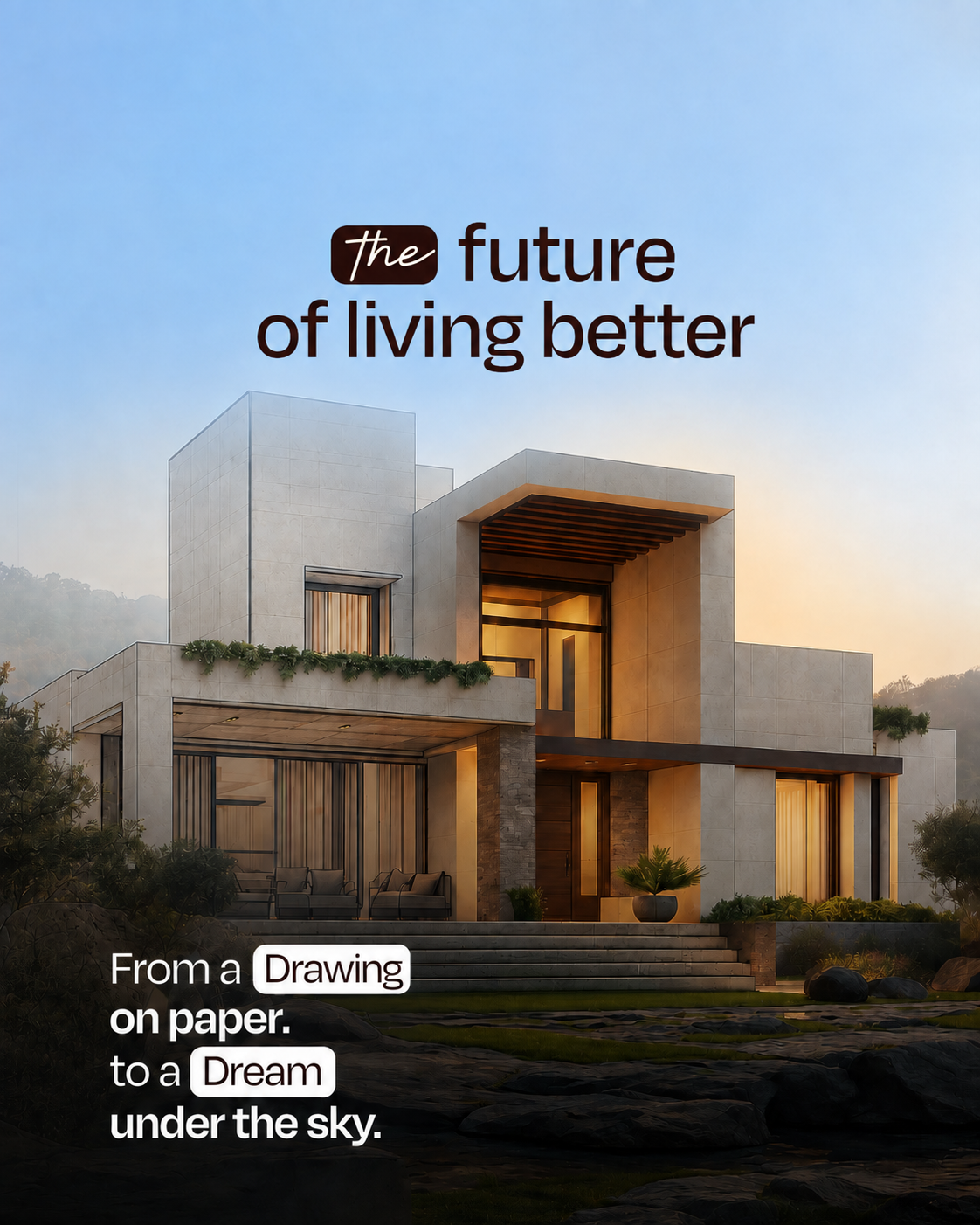Future of living property campaign creative